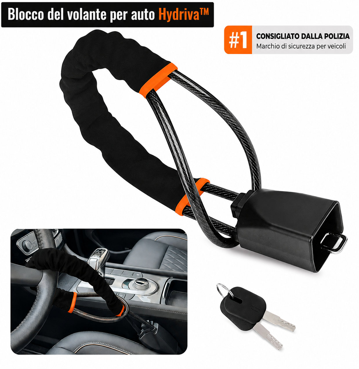Bloccavolante per Auto Hydriva™