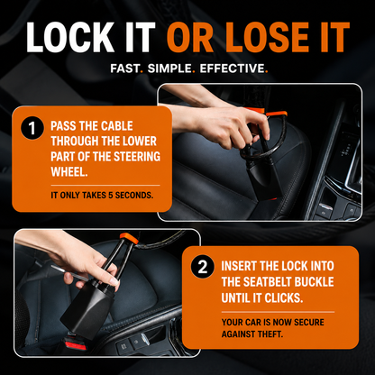 Hydriva™ Car Steering Wheel Lock